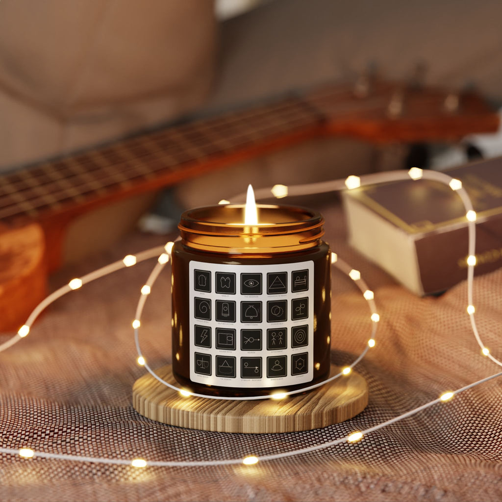 Scented Soy Candle (Multi-Size, Amber Jar)